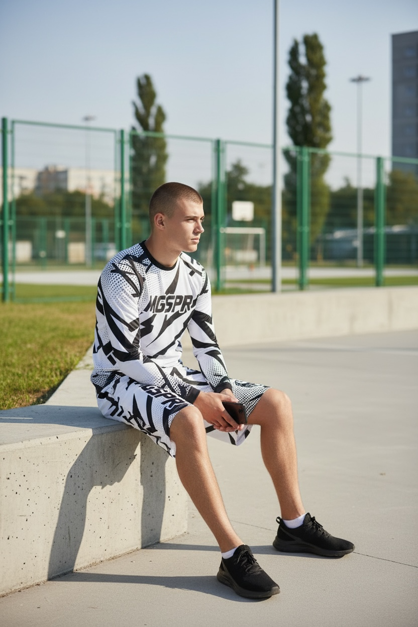 Long Sleeve Shirt and Short combo